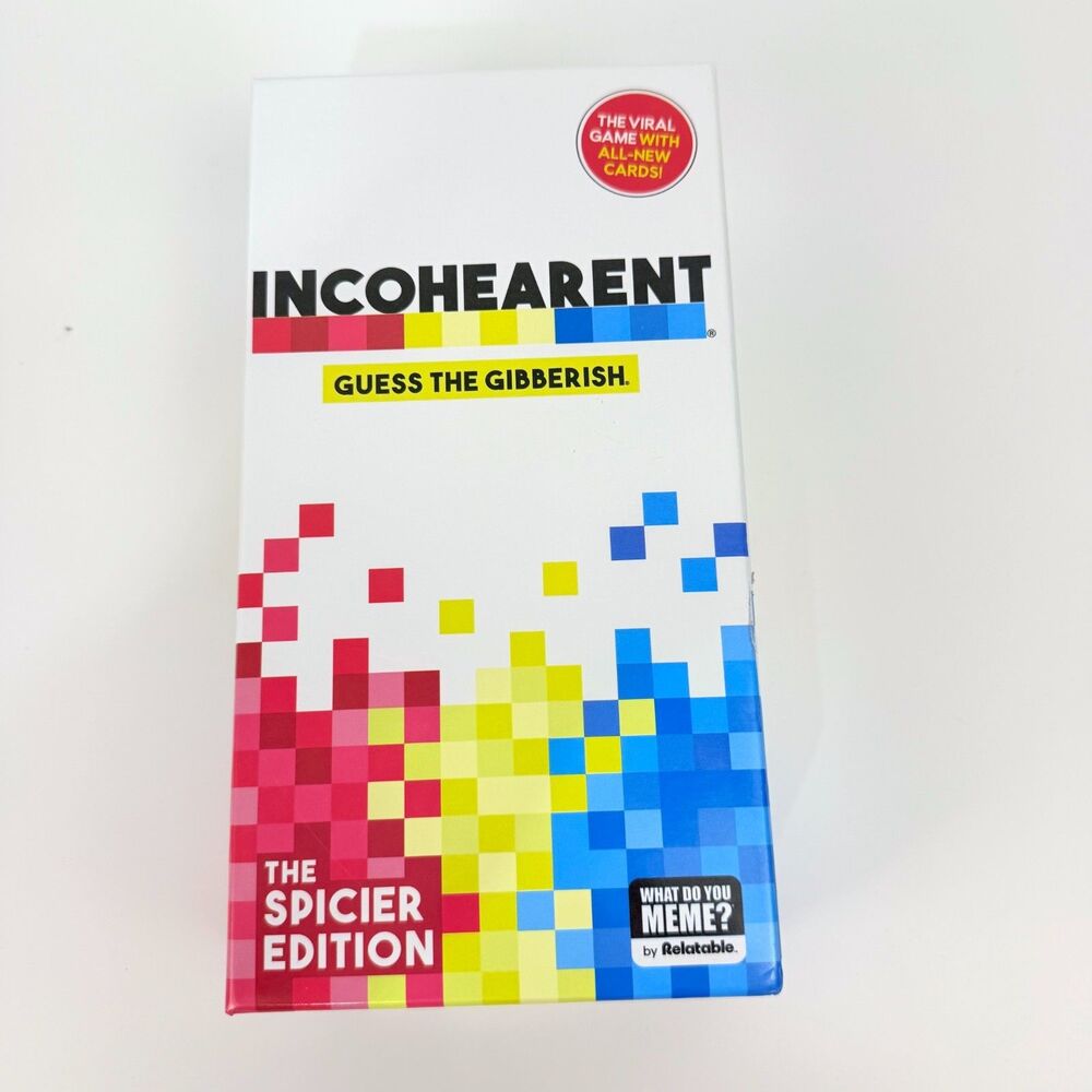 Incohearent Guess the Gibberish Game What Do You Meme? The Spicier Edition Open